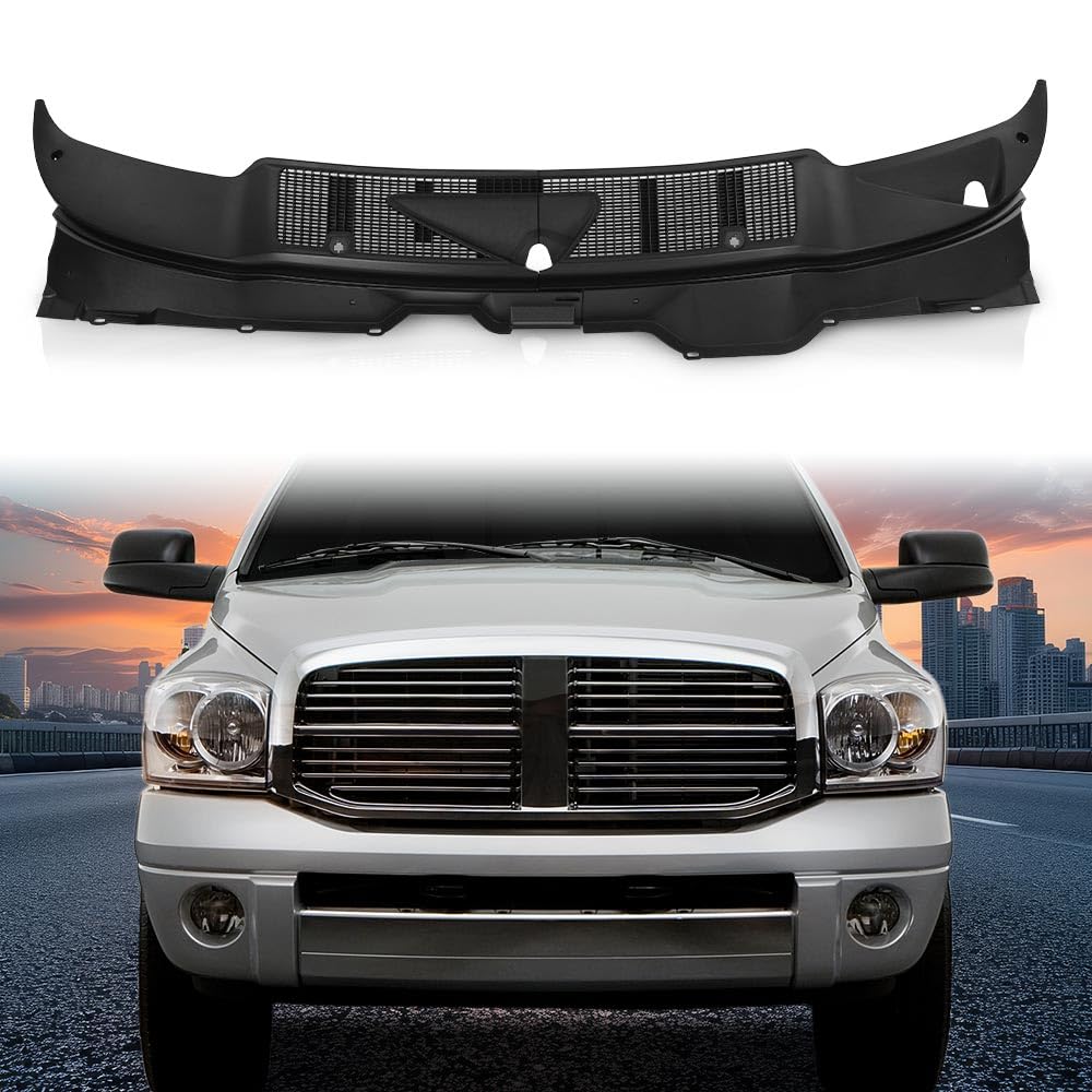 G-PLUS Windshield Wiper Grille Panel Vent Cowl Left and Right Side Compatible with Dodge Ram 1500 2002-2008,Fit Dodge Ram 2500 2003-2009,Fit Dodge Ram 3500 2003-2010