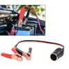 G-PLUS 12V Battery To Cigarette Lighter Adapter Alligator Clamp Clip 12 Volt Car Socket