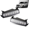 G-PLUS Pair LED Fog Lamp Daytime Running Lights, Compatible with Benz ML Class GL Class 2008-2013/ GLK Class 2009-2013, LH Driver & RH Passenger Side 2PCS, A1648200656, A1648200756