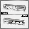 G-PLUS Dash Bezel Compatible with 1965 Chevy Chevelle El Camino with A/C Silver