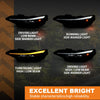 G-PLUS LED Headlight Assembly Left Driver Side Compatible with Hyundai Elantra 2024-2025 92102-AA740 Black