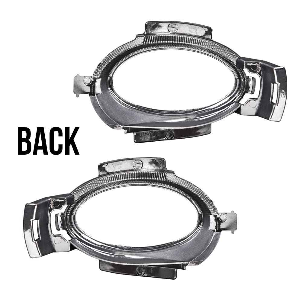 G-PLUS Foglight Bezel Cover 2pcs Compatible with 2007-2009 ES350 Left Right Fog Light Bezel Driving Lamp Trim Replacement Fog Light Lamp Cover Trim Bezel 52126-33070 52125-33070