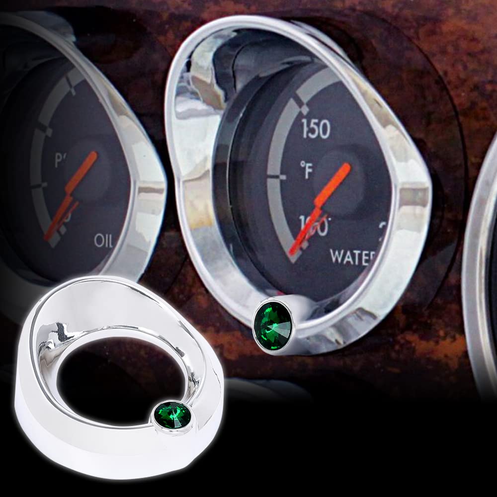 G-PLUS Gauge Cover Compatible with Older Freightliner Century Green Jewel Visor