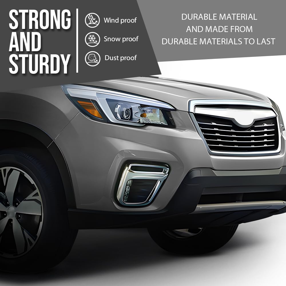 G-PLUS Front Left Right Bumper Cover Support Compatible with Subaru Forester 2019 2020 2021 57707SJ000, 57707SJ010 Black