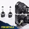 G-PLUS Front Fog Lights Assembly Compatible with 2004-2015 Nissan Titan / 2005-2007 Nissan Armada Clear Lens Driving Fog Lamps Compatible with w/ 889 12V 37.5W Bulbs 2pcs