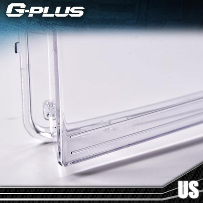 G-PLUS Front Headlight Lens Cover Compatible with 05-07 Ford F250 F350 F450 F550, Left & Right Side (Clear Lens)