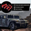 G-PLUS Red Radiator Hose Set Fit for HMMWV & Humvee 12339160 12339159 12339162 12340046