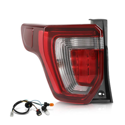 G-PLUS Tail Light Assembly Rear Brake Lamp Left with Wiring Harness & Bulb Compatible with Ford Explorer 2016-2019 FB5Z13405C Faros Traseros Luces Traseras