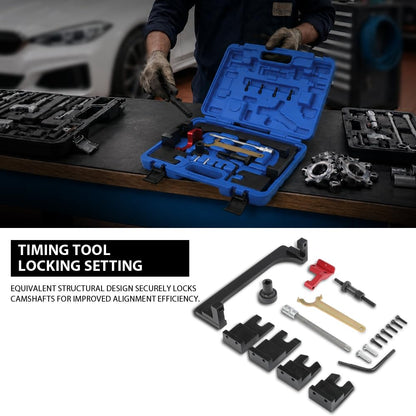 G-PLUS Timing Tool Locking Setting Compatible with BMW M240i 740i 320i Mimi Cooper B38 B48 B58 45 Steel Black