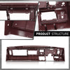 G-PLUS Dash Dashboard Core Compatible with 1988-1994 Chevy & GMC Truck Fit 1992 1993 1994 Chevy Blazer GMC Yukon Suburban Red ABS