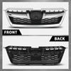 G-PLUS Front Bumper Upper Grille W/Chrome Grill Tirm Compatible with Subaru Impreza 2012-2014 91122FJ010