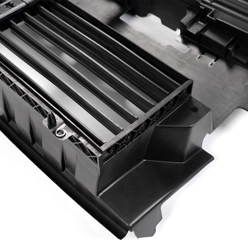 Front Radiator Control Grille Shutter Assembly without Actuator Compatible For Ford Fusion 2013 2014 2015 2016 DS7Z-8475-A