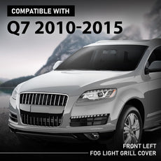 G-PLUS Fog Light Grille Cover for Audi Q7 2010-2015 Front Left Front View