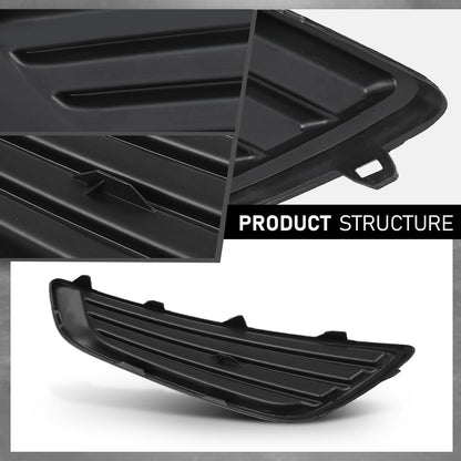 G-PLUS Front Right Fog Light Cover, Compatible with Ford Focus S 2015-2017/ Focus SE 2018, Passenger Side, F1EZ17B814A, FO1039150
