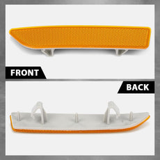 G-PLUS Bumper Reflector 2PCS for BMW X3 E83 2007-2010 Yellow Lens Product Image