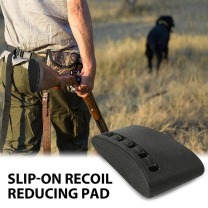 G-PLUS Synthetic Latex Rubber Slip-On Recoil Reducing Pad for Shotgun Black
