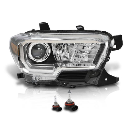 G-PLUS LED Headlight Assembly Right Side w/LED Daytime Running Compatible with Toyota Tacoma 2016-2023 81150-04270, TO2502244 OEM Fit Standard White