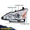 G-PLUS Headlights Compatible With 2013 2014 2015 Nissan Altima 4-Door Sedan Factory Style Automotive Halogen Model Headlamps (Clear Lens Chrome Housing Amber Reflector),faros delanteros