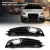G-PLUS Front Bumper Fog Light Grille Cover Compatible with Audi A3 8P S-Line 2009-2012,Only Fit for S-Line Bumper 8P0807682, 8P0807681
