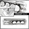 G-PLUS Dash Bezel Compatible with 1965 Chevy Chevelle El Camino with A/C Silver