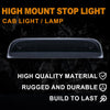 G-PLUS LED Third 3rd Brake Light Compatible with Chevy Silverado/GMC Sierra 1500 2500HD 3500HD 2014-2018 Cargo Light Center High Mount Lamp Tail Light Smoky Lens Black Housing