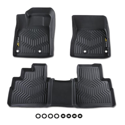 G-PLUS TPE Cargo Liner, Compatible with Nissan Rogue 2021-2024 2025(No Sport Models), All Weather Full Cover Protection 1st & 2nd Row, 3PCS