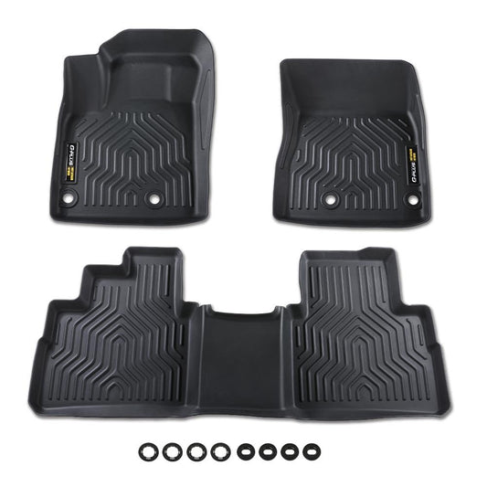 G-PLUS TPE Cargo Liner, Compatible with Nissan Rogue 2021-2024 2025(No Sport Models), All Weather Full Cover Protection 1st & 2nd Row, 3PCS