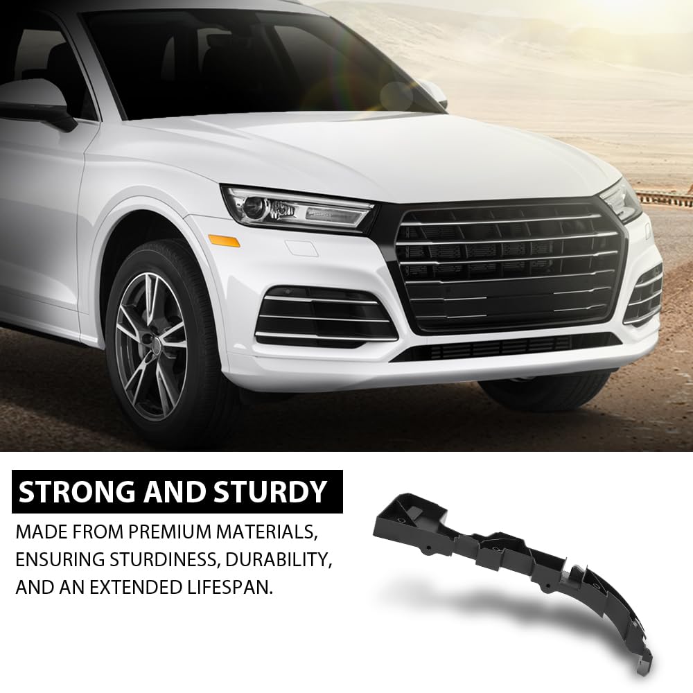 G-PLUS Front Right Bumper Cover Retainer, Compatible with Audi Q5 2018 2019 2020, Passenger Side, 80A807278
