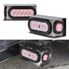 G-PLUS LED Trailer Steel Box Kit, Compatible with Trailer/Truck W/ 6" Oval Tail Light & 2" Marker Lamp Clear Lens Luces TraserasAssembly