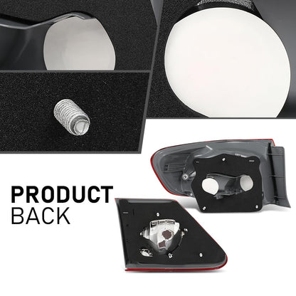 G-PLUS Tail Light Rear Brake Lamp Kit Halogen Compatible with Toyota Corolla Base/L/XRS/ (submodel: CE, LE, S) 2011-2013 8155112C10, 8156112C10 Red