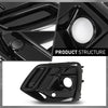 G-PLUS Pair Front Bumper Fog Light Cover Grille Trim, Compatible with Audi Q5/ Q5 Sportback 2021 2022 2023, Left Driver & Right Passenger Side 2PCS