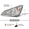 G-PLUS Front Left Fog Light Lamps Assembly, Compatible with Ford Ecosport 2018-2021, Driver Side