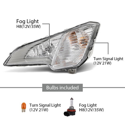 G-PLUS Front Left Fog Light Lamps Assembly, Compatible with Ford Ecosport 2018-2021, Driver Side