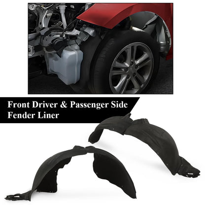 G-PLUS Front Fender Liner Driver and Passenger Side Compatible with Chevy Malibu (submodel: L, LS, LT, Premier) 2016-2018 84062808 84062807 GM1249279 GM1248279