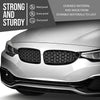 G-PLUS Front Upper Grille Compatible with BMW 4 Series F32 F33 F36 F82 2014 2015 2016 2017 2018 Glossy Black