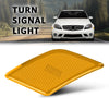 G-PLUS Front Left Side Marker Light Turn Signal Light, Compatible with Benz C230 C250 C300 C350 C63 2008-2014, Driver Side, Yellow Lens, 2048200121