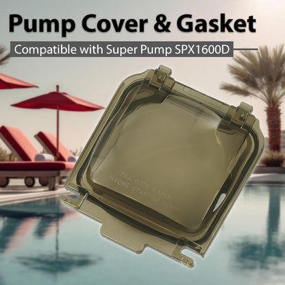 G-PLUS Pool Pump Lid Strainer Gasket and Cover Fit Hayward Super Pump SPX1600S SPX1600D