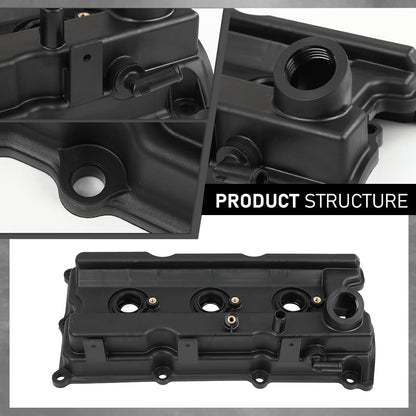G-PLUS Engine Valve Cover w/Gasket Compatible with Nissan Frontier 4.0L 2005-2019, Fit Nissan NV1500 NV2500 NV3500 4.0L 2012-2019, Fit Nissan Xterra 4.0L 2005-2015