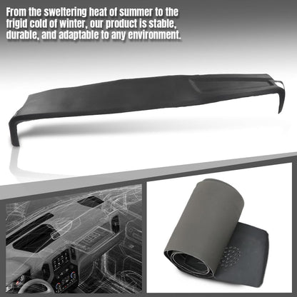 G-PLUS TPE Dash Cover Dashboard Compatible with Dodge Ram 1500 2002-2005,Fit Dodge Ram 2500 3500 2003-2005 Instrument Panel Cover Black