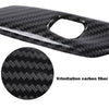 G-PLUS Carbon Fiber Interior Door Handle molding Cover Trims Compatible with Chevy Corvette C7 2014 2015 2016 2017 2018