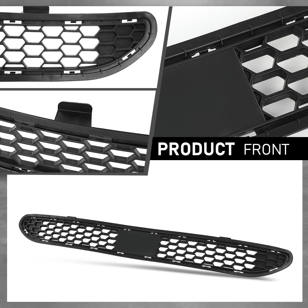 G-PLUS Front Bumper Grille With Adaptive Cruise Control Compatible with Hyundai Santa Fe 2019-2020 86531S2010, HY1036144