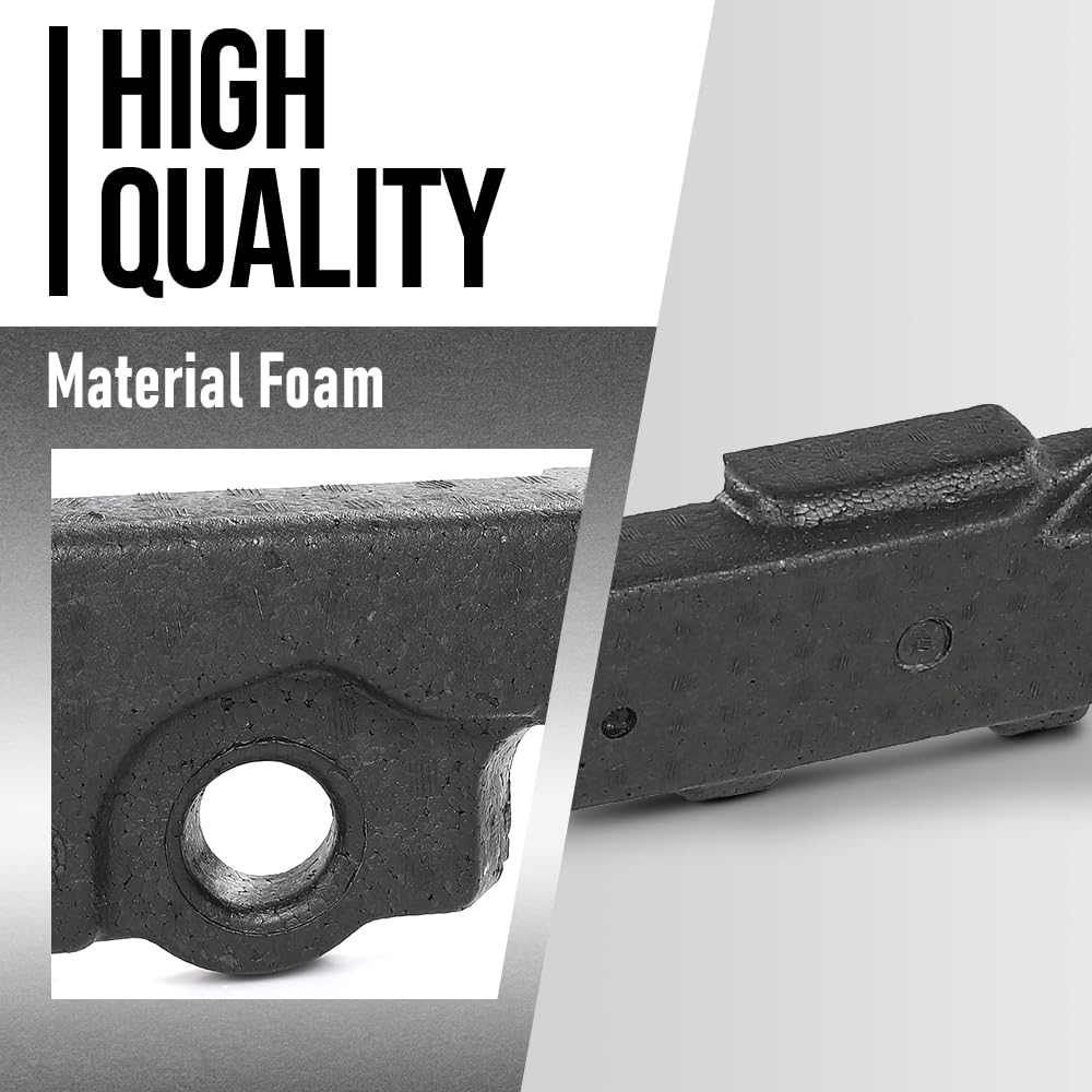 G-PLUS Front Reinforcement Impact Energy Absorber Foam Compatible with Tesla Model 3 2017-2023 1104669-00-F, 110466900F Black