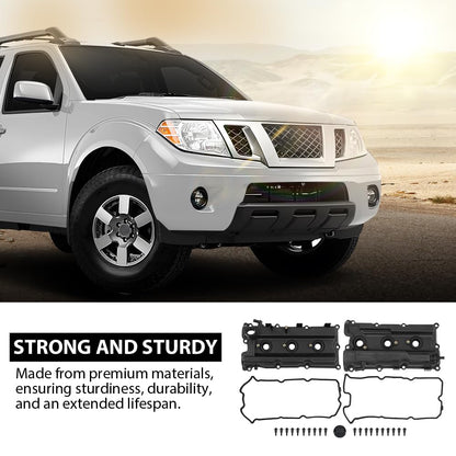 G-PLUS Engine Valve Cover w/Gasket Compatible with Nissan Frontier 4.0L 2005-2019, Fit Nissan NV1500 NV2500 NV3500 4.0L 2012-2019, Fit Nissan Xterra 4.0L 2005-2015