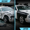 G-PLUS Front Right Passenger Side Fender Compatible with Dodge Challenger 2008-2023(Models without Wide Body Option) 68275470AA, CH1241285 Black