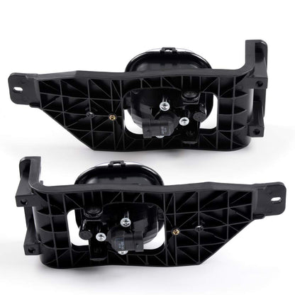 Clear Lens Pair Bumper Driving Fog Lights Lamp Compatible with Ford 2005 2006 2007 F250 F350 F450 F550 Super Duty / 2005 Ford Excursion