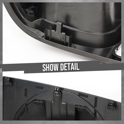 G-PLUS Dash Bezel Speedometer Surround Trim Panel w/Pedal Switch Hole Compatible with Ford F150 2004-2008/Fit Lincoln Mark LT 2006-2008/Not Fit any 2004 Ford F150 Heritage (Old Style)