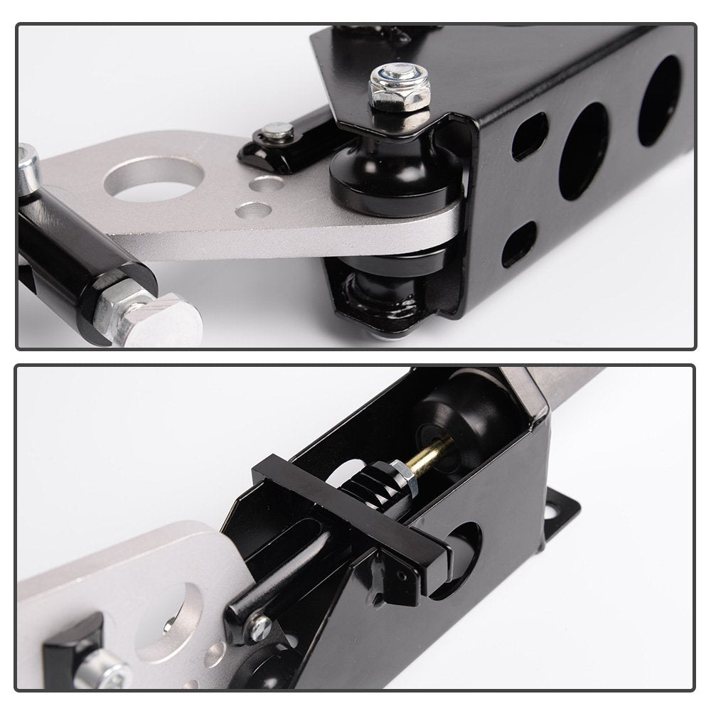 G-PLUS Universal Aluminum Hydraulic Handbrake Racing Car Drift E-Brake Handle Parking Emergency Brake Lever Black