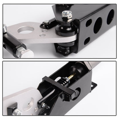 G-PLUS Universal Aluminum Hydraulic Handbrake Racing Car Drift E-Brake Handle Parking Emergency Brake Lever Black