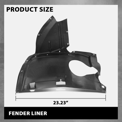G-PLUS Front Left Fender Liner Inner Assembly, Compatible with Audi A3 2009-2011, Driver Side, 8P0821191D, AU1250108