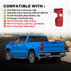 G-PLUS Tail Light Beake Lamp Compatible with Chevy Silverado 1500 2019-2023,Fit Silverado 2500HD 3500HD 2020-2023,Fit Halogen Type Only,Not Fit w/Factory LED Model,Right Luces TraserasAssembly